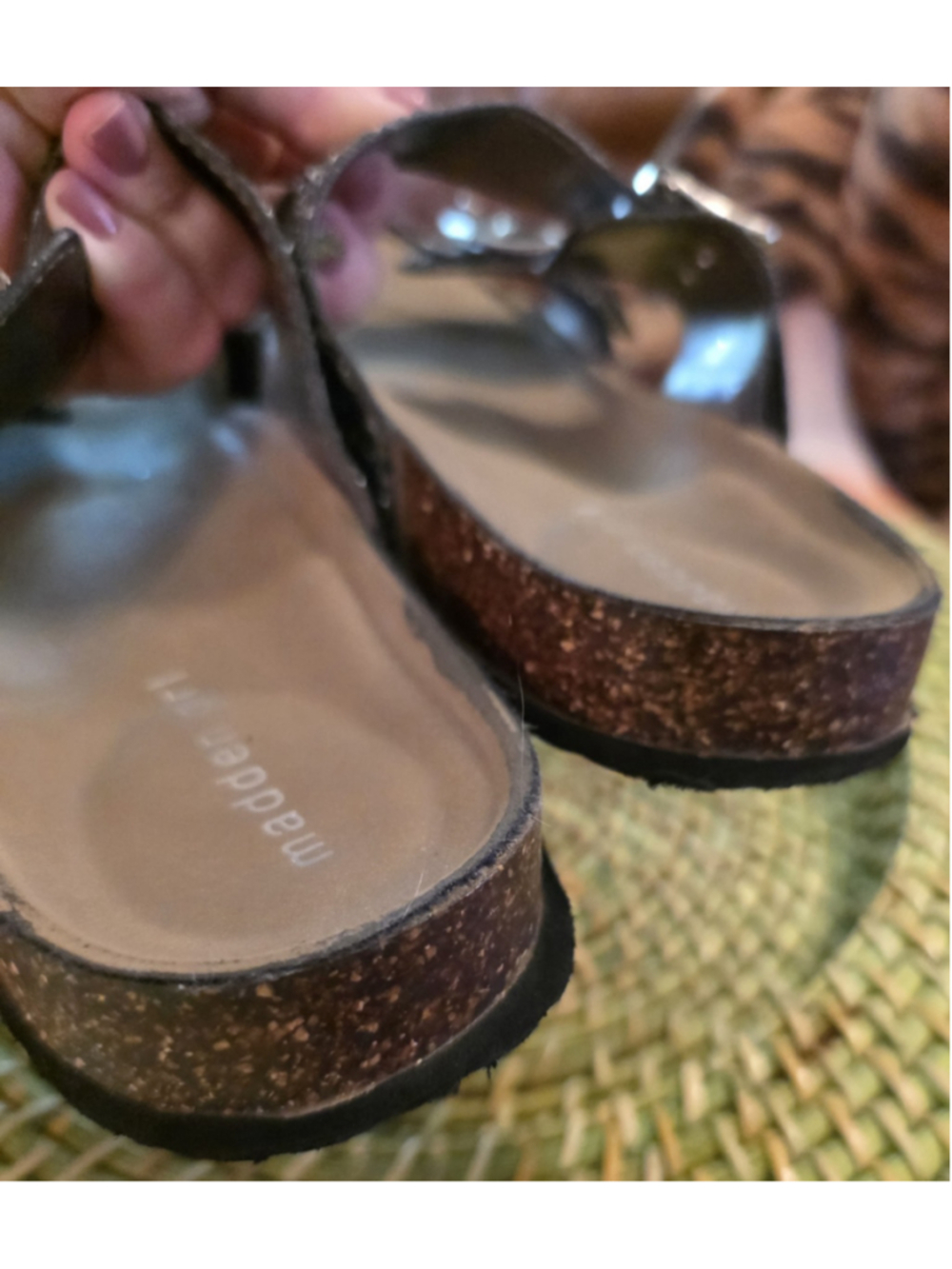 ❣️FINAL DROP❣️ Madden Girl Rhinestone Glam Sparkle Summer Slip Sandals Size 8.5 - Picture 10 of 12